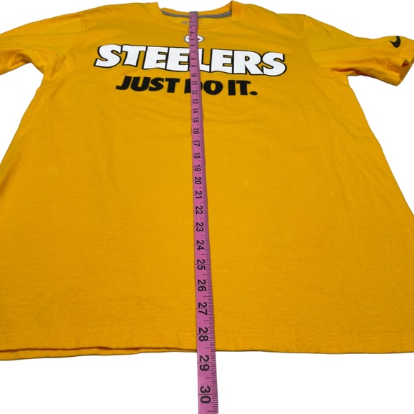 Nike Men’s NFL Pittsburgh Steelers Just Do It Gold T-Shirt Size M. - Picture 6 of 7